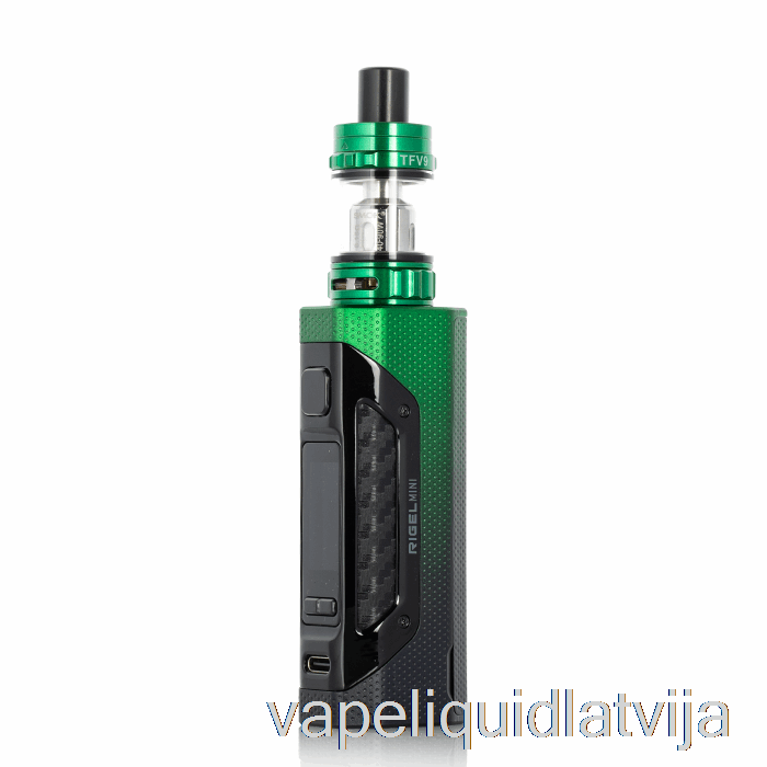 Smok Rigel Mini 80w Starta Komplekts Melns Zaļš Vape šķidrums